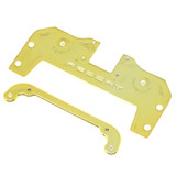RedCat GOLD CHROME Parts STEERING TRAY & STEERING RACK #RER25836