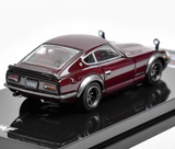 1/64 Die Cast FAIRLADY Datsun 240ZG HS30 Coupe Model Car -MAROON-