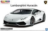 Aoshima 1/24 Lamborghini Huracan 2014 Pre-Painted Body -WHITE- Plastic Model Kit
