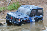 RC 1/10 Truck Body MITSUBISHI PAJERO XL * Finished* -NAVY- 313MM