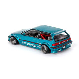 Mini GT KAIDO 1/64 HONDA CIVIC EF Die Cast Model -TEAL-