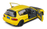 1/18 HONDA CIVIC 1991 Hatchback EG6 SPOON Die-Cast Model Car -YELLOW-