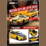 1/64 NISSAN GTR R34 Top Secret TOKYO Model Car -GOLD-