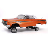 RC 1/10 Low Rider 1964 CHEVY IMPALA Hopping - RTR - *BLUE/WHITE TOP*
