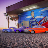 RC 1/10 Low Rider 1964 CHEVY IMPALA Hopping - RTR - *BLUE/WHITE TOP*