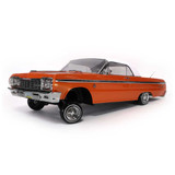 RC 1/10 Low Rider 1964 CHEVY IMPALA Hopping - RTR - *ORANGE/WHITE TOP*