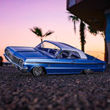 RC 1/10 Low Rider 1964 CHEVY IMPALA Hopping - RTR - *ORANGE/WHITE TOP*