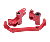 For Traxxas 1/10 4-TEC FRONT STEERING BELL CRANK For RWD Chassis TFM048 -RED-