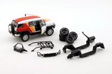 1/64 Die Cast 2015 TOYOTA FJ CRUISER W/ Acc. (LHD) Model Car -WHITE- 64B0201