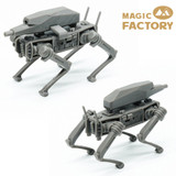 Magic 1/35 ARMED ROBOT DOG & RQ-20 UAV + Case Set Plastic Model kit