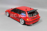 1/10 RC Car BODY Shell HONDA CIVIC HATCHBACK Si EF9 *Unpainted* -CLEAR- #3158