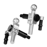 GPM Kyosho RC 1/28 Mini Z PARTS - METAL KNUCKLE ARMS (FOR MR-04) #MR04021 -SILVER-