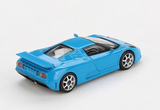 Mini GT 1/64 BUGATTI EB 110 Die Cast Model Car -BLUE -