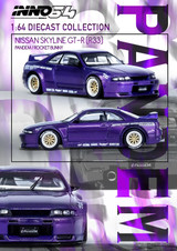 1/64 Die Cast NISSAN SKYLINE GTR R33 Pandem Rocket Bunny Model Car