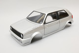 1/10 RC Car BODY Shell VW GOLF RABBIT Body -SILVER- *FINISHED*