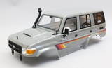 RC 1/10 Truck Body TOYOTA LAND CRUISER LC71 RESCUER *Finished* 325MM -GRAY-
