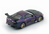 1/64 Die Cast TOYOTA SUPRA Top Secret JZA80 (RHD) Australia Show-PURPLE- 64B0432