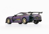 1/64 Die Cast TOYOTA SUPRA Top Secret JZA80 (RHD) Australia Show-PURPLE- 64B0432