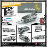 1/64 Die Cast TOYOTA SUPRA Top Secret JZA80 (RHD) Manila Show-SILVER- 64B0435