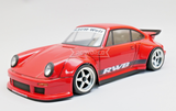 RC 1/10 BODY Shell PORSCHE 930 TURBO RWB Body 200mm -CLEAR-