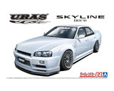 Aoshima 1/24 Nissan Uras ER34 Skyline Type-R 2001 Plastic Model Kit