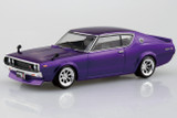 Aoshima 1/32 NISSAN SKYLINE GT-R C110 Custom Snap Model Kit *PURPLE*