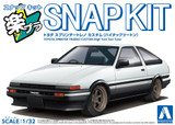 Aoshima 1/32 TOYOTA SPRINTER TRUENO Custom Wheels Snap Model Kit *WHITE*
