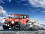 RC 1/10 FORD BRONCO 4X4 2-Speed Diff Lockers Truck *RTR* -RED-