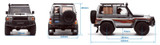 RC 1/10 TOYOTA LAND CRUISER LC71 4X4 Truck *RTR* -GRAY-