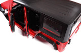 1/10 Scale JEEP WRANGLER RUBICON Hard Body Shell 4 Door -RED-