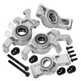GPM For Traxxas OVERSIZE STEERING HUBS For 1/5 X MAXX / XRT #TXM2122N -SILVER-