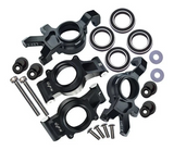 GPM For Traxxas OVERSIZE KNUCKLE ARMS For 1/5 X MAXX 4X4 6S/8S #TXM2122L -BLACK-