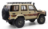 RC 1/10 TOYOTA LAND CRUISER LC76  2-Speed w/ LED - GREY -RTR-
