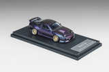 1/64 Metal NISSAN 180SX w/ Pop Up/Interior/Engine Model Car -IRIDESCENCE-