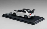 MT 1/64 Metal HONDA CIVIC FD2 SPOON Sport W/Interior/Engine Model Car -WHITE-