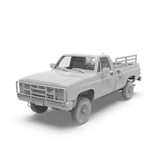 Ak Interactive 1/35 CHEVY PICK UP TRUCK M1008 Troop Carrier Model Kit #AK35030
