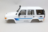 RC 1/10 Truck Body TOYOTA LAND CRUISER LC71 RESCUER *Finished* 325MM -WHITE-