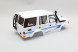RC 1/10 Truck Body TOYOTA LAND CRUISER LC71 RESCUER *Finished* 325MM -WHITE-