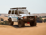 RC 1/10 Truck Body TOYOTA LAND CRUISER LC71 RESCUER *Finished* 325MM -BLACK-