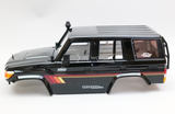 RC 1/10 Truck Body TOYOTA LAND CRUISER LC71 RESCUER *Finished* 325MM -BLACK-