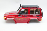 RC 1/10 Truck Body TOYOTA LAND CRUISER LC71 INTRUDER 2-Door 285mm -RED-