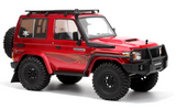 RC 1/10 Truck Body TOYOTA LAND CRUISER LC71 INTRUDER 2-Door 285mm -RED-