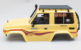 RC 1/10 Truck Body TOYOTA LAND CRUISER LC71 INTRUDER 2-Door 285mm -YELLOW-