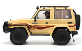 RC 1/10 Truck Body TOYOTA LAND CRUISER LC71 INTRUDER 2-Door 285mm -YELLOW-