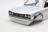 RC 1/10 BODY Shell NISSAN SKYLINE 2000 GT-R *FINISHED* -SILVER-
