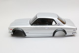 RC 1/10 BODY Shell NISSAN SKYLINE 2000 GT-R *FINISHED* -SILVER-