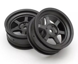 Kyosho 1/10 Wheels RAYS TE37V RIMS 5mm Offset (FZD2/BlackM/2p) #FAH709BK