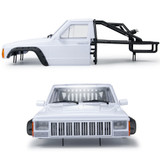 RC 1/10 Truck Body Shell JEEP CHEROKEE HALF CAB Hard Body 313mm -GUN METAL-