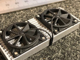 SRC 1/10 Scale COOLER FAN V2 (2pcs) -BLACK-