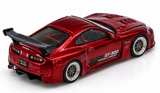 Inno 1/64 TOYOTA SUPRA TURBO A80 Top Secret Die Cast Model -RED-